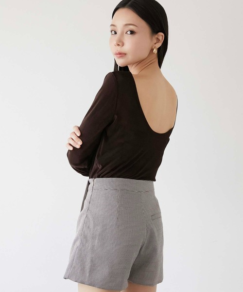 tシャツ 「Luan」SHEER VELOUR BODY SUIT/シアーベロアボディースーツ レディース | Luan | 08