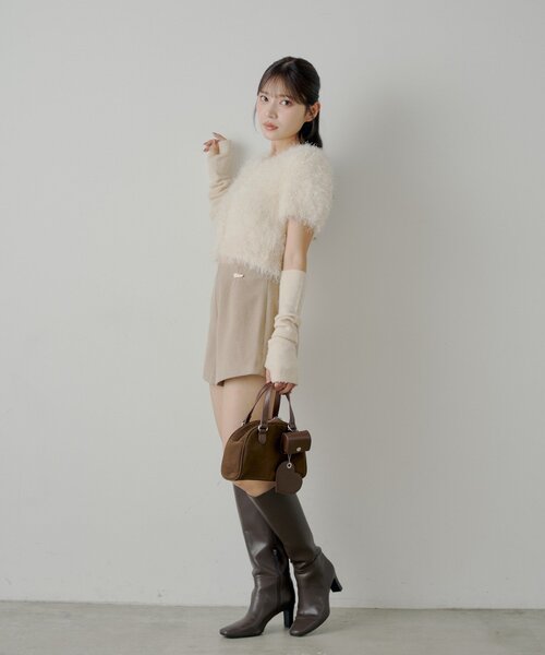 Chico（チコ） パンツ 「2サイズ展開あり」ブローチ付きコンパクト