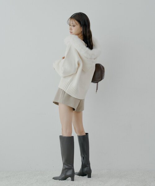 Chico（チコ） パンツ 「2サイズ展開あり」ブローチ付きコンパクト