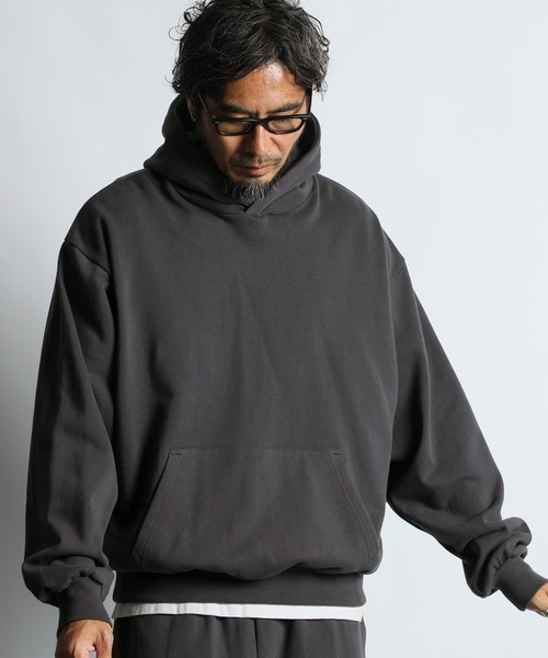【即完sサイズ❗️】極美品❗️STONE 　パーカー　黒 The DUFFER of ST.GEORGE（ザダファーオブセントジョージ） パーカー