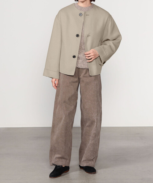 ORCIVAL（オーシバル） ジャケット ノーカラージャケット | リバー