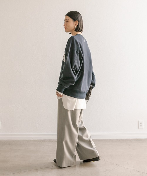 「RIVE DROITE」 スウェットカットソー FREE ネイビー レディース_画像8