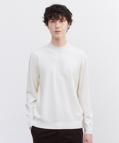 TAKEO KIKUCHI（タケオキクチ） セーター ニット ハイゲージ モック