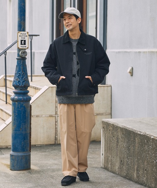 THE CRAFT CREW PRODUCTS ブルゾン アウター ヴィンテージ加工 襟