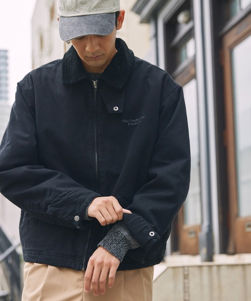 THE CRAFT CREW PRODUCTS ブルゾン アウター ヴィンテージ加工 襟