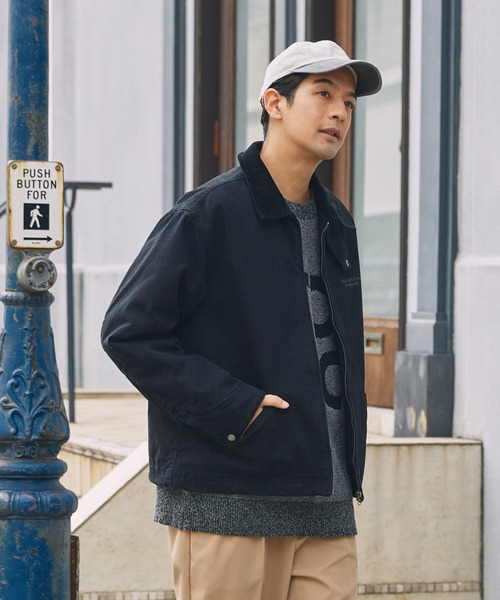 THE CRAFT CREW PRODUCTS ブルゾン アウター ヴィンテージ加工 襟