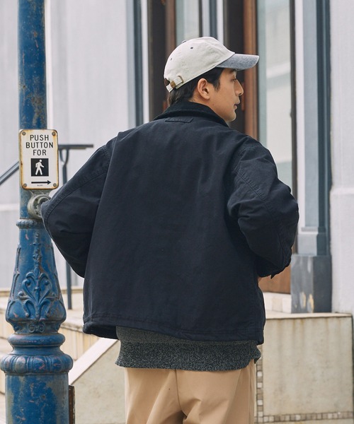 THE CRAFT CREW PRODUCTS ブルゾン アウター ヴィンテージ加工 襟