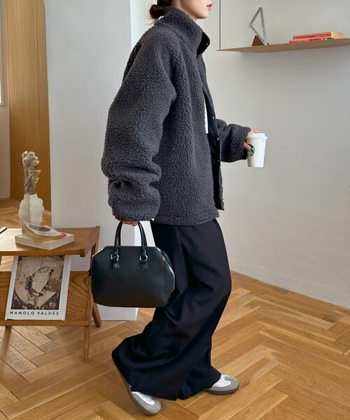 DISCOAT　ボアリバーシブルブルゾン Discoat｜【ユニセックス】ボアリバーシブルブルゾン | Rakuten