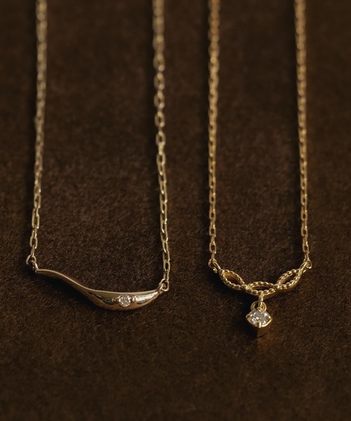 va 18k ダイヤモンド　ネックレス va vendome aoyama ネックレス K10PG ダイヤモンド ネックレス