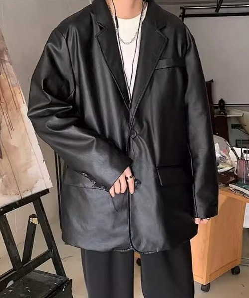 link lot ジャケット テーラードジャケット 「25年秋冬新作」PUビッグ