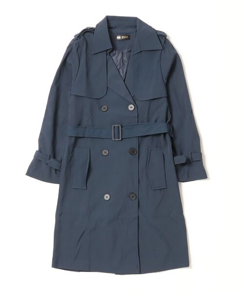 FREE STYLISTS トレンチコート コート バックスリットロングトレンチ