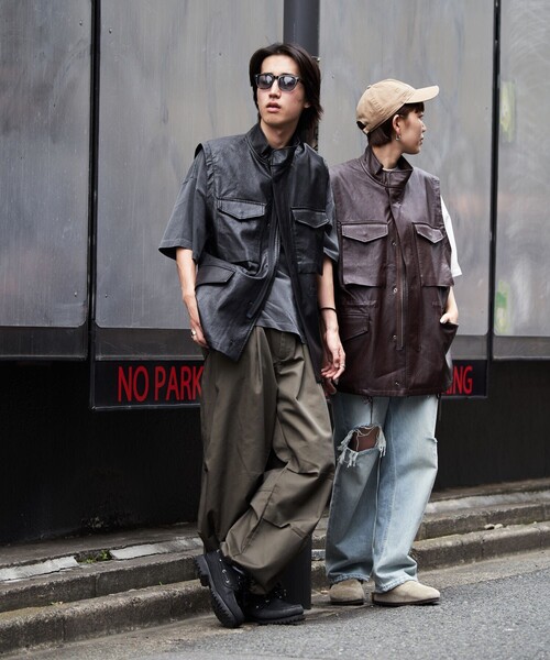 FREAK'S STORE（フリークスストア） ベスト MEDIUM ブラック メンズ