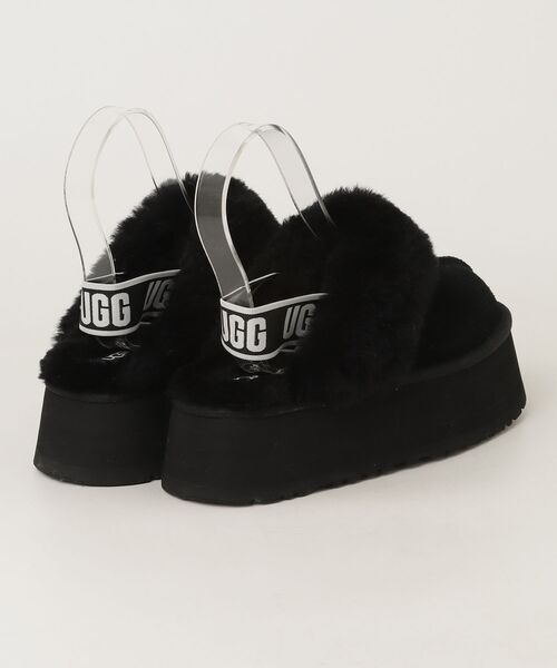 UGG レディース サンダル ブラック　24.0 UGG Australia（アグオーストラリア） 「UGG」 フラットサンダル 24.0