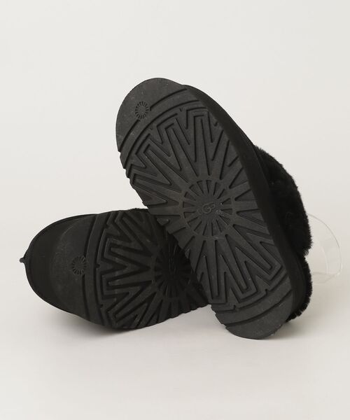 UGG レディース サンダル ブラック　24.0 UGG Australia（アグオーストラリア） 「UGG」 フラットサンダル 24.0