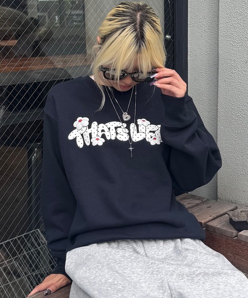 That's life トレーナー スウェット HEAVY WEIGHT 12.7oz FRONT LOGO