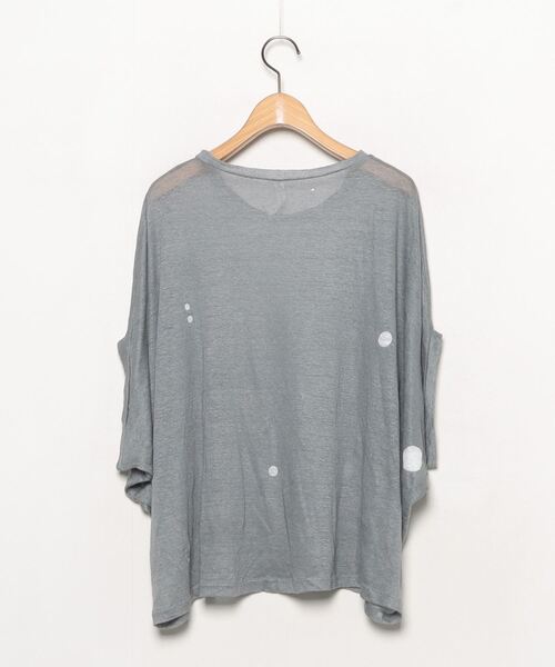 mina perhonen（ミナペルホネン） 7分袖カットソー FREE グレー