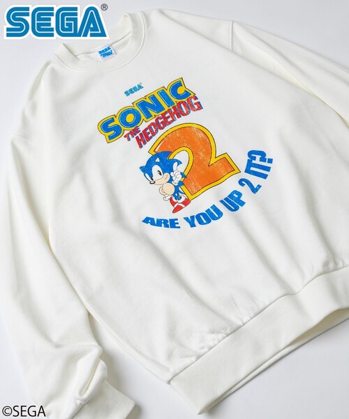 トレーナー スウェット 別注 SONIC THE HEDGEHOG 2 /ソニック・ザ