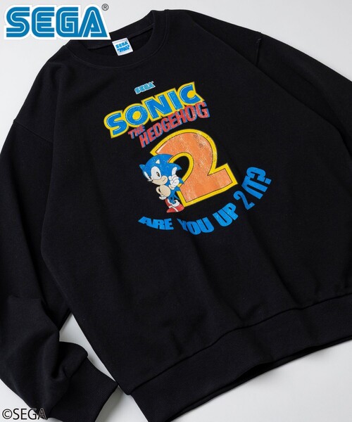 トレーナー スウェット 別注 SONIC THE HEDGEHOG 2 /ソニック・ザ