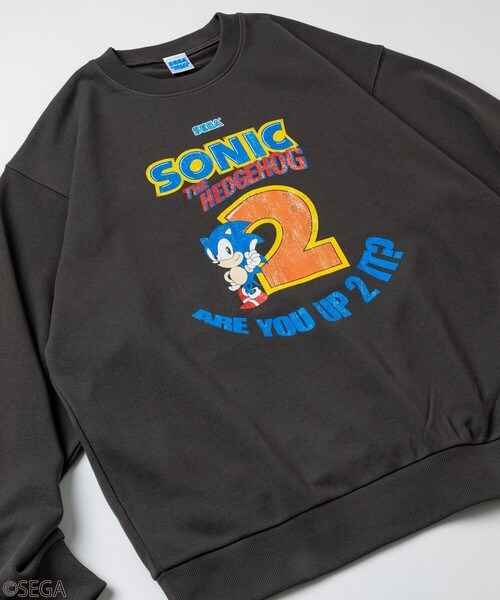 トレーナー スウェット 別注 SONIC THE HEDGEHOG 2 /ソニック・ザ