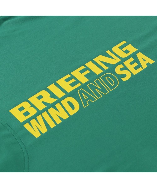 ブリーフィング ウィンダンシー Tour High Neck WDS WIND AND SEA（ウィンダンシー） tシャツ BRIEFING × WDS TOUR LS HIGH