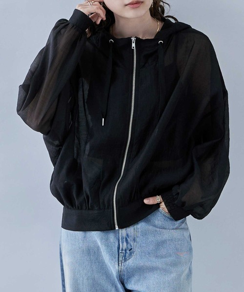 「etoll.」 マウンテンパーカー M グレイッシュベージュ レディース_画像5