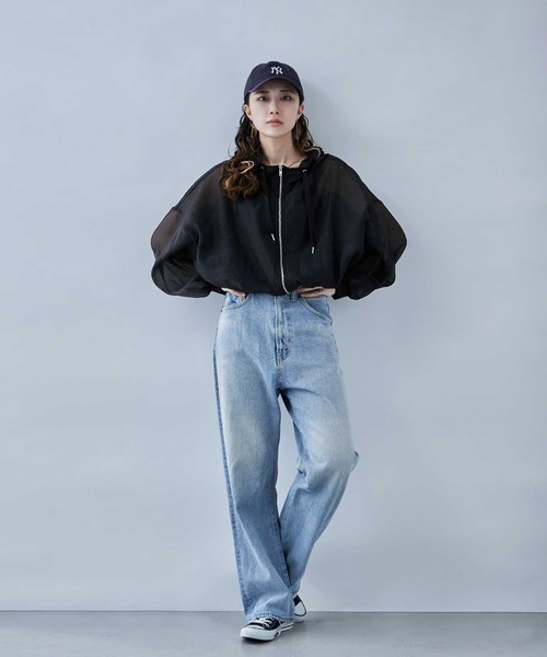 「etoll.」 マウンテンパーカー M グレイッシュベージュ レディース_画像7