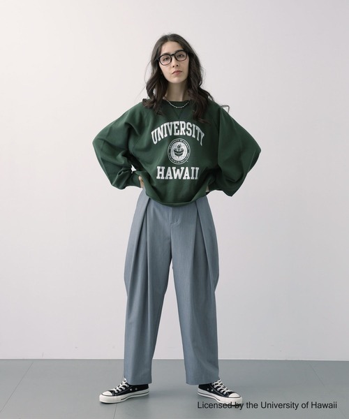 「GOOD ROCK SPEED」 スウェットカットソー FREE ネイビー レディース_画像4