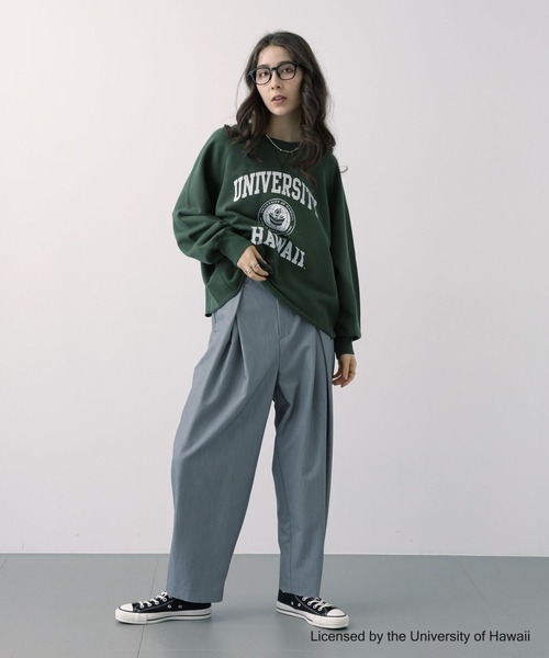 「GOOD ROCK SPEED」 スウェットカットソー FREE ネイビー レディース_画像5