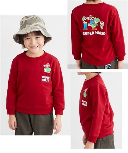 トレーナー 「スーパーマリオ」スウェットトレーナー キッズ 子供服