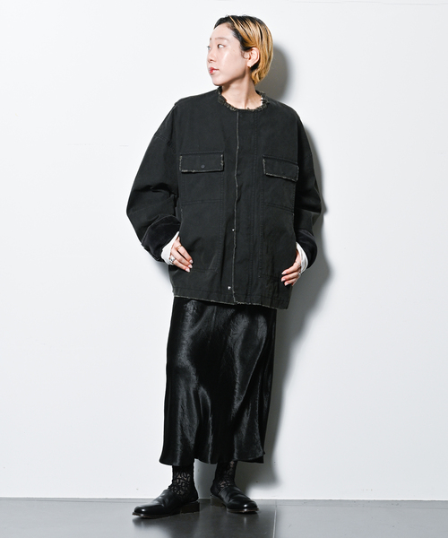 CITYSHOP（シティショップ） ノーカラージャケット FREE ネイビー