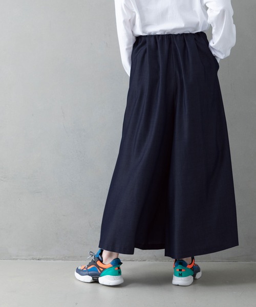 「MARECHAL TERRE」 イージーパンツ MEDIUM グリーン レディース_画像3