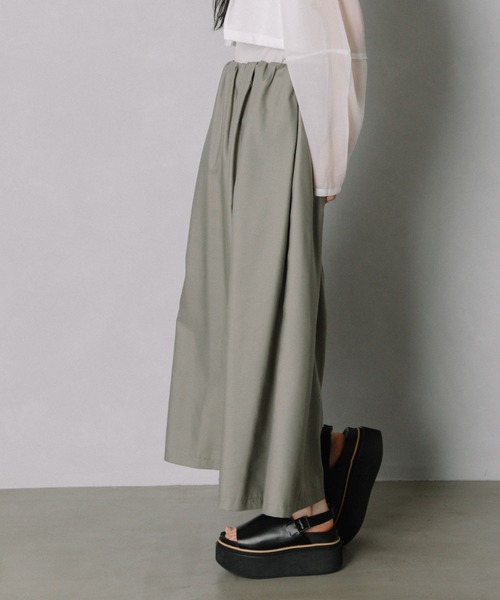 「MARECHAL TERRE」 イージーパンツ MEDIUM グリーン レディース_画像5