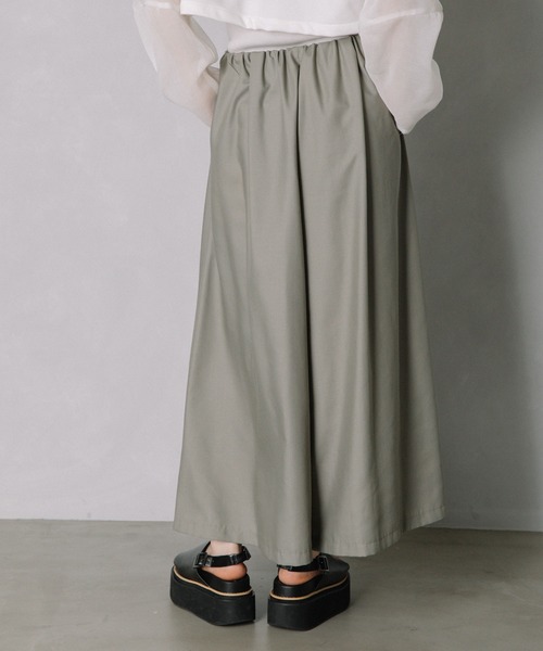 「MARECHAL TERRE」 イージーパンツ MEDIUM グリーン レディース_画像6