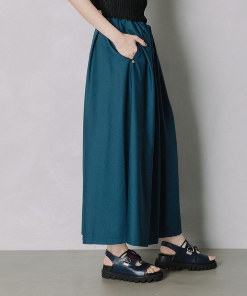 「MARECHAL TERRE」 イージーパンツ MEDIUM グリーン レディース_画像9