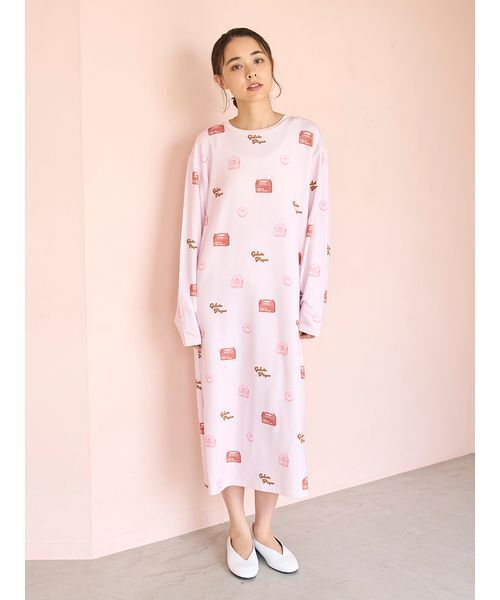 ジェラートピケ　パジャマ　ルームウェア　ワンピース gelato pique（ジェラートピケ） パジャマ ルームウェア ドーナツ柄