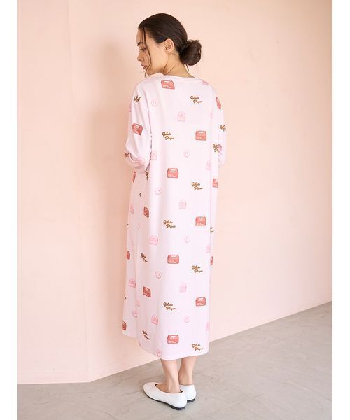 【新品未開封】ダッフィーアンドフレンズ　ジェラートピケ　ルームウェア　ワンピース 新品未開封】ダッフィーアンドフレンズ ジェラートピケ ルームウェア