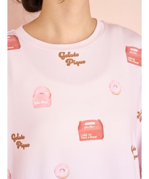 gelato pique（ジェラートピケ） パジャマ ルームウェア ドーナツ柄