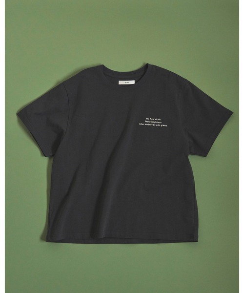 「anuke」 半袖Tシャツ FREE ホワイト レディース_画像9