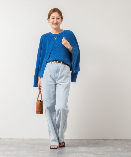 「Rie Miller」 半袖ニット 38 ボルドー レディース_画像7