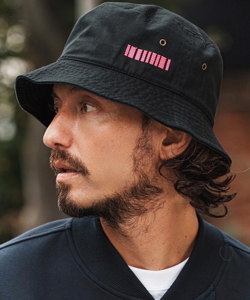 felkod（フィルコッド） 帽子 ハット mko13330-Barcode Embroidery