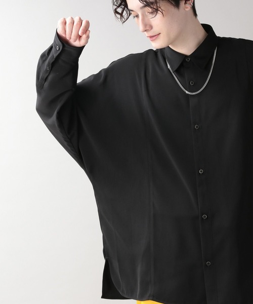 「RAGEBLUE」 長袖シャツ MEDIUM ライトブルー メンズ_画像6