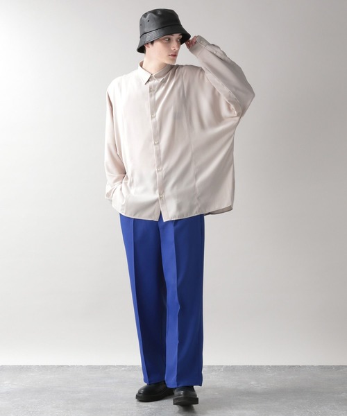 「RAGEBLUE」 長袖シャツ MEDIUM ライトブルー メンズ_画像7