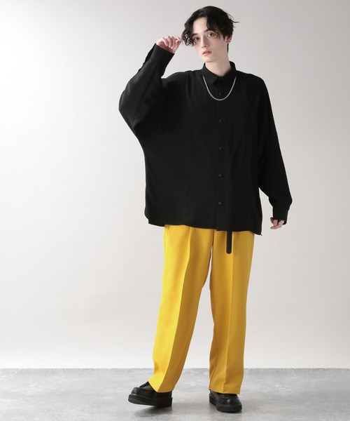 「RAGEBLUE」 長袖シャツ MEDIUM ライトブルー メンズ_画像8