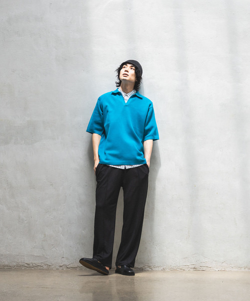 「417 EDIFICE」 スラックス MEDIUM ベージュ メンズ_画像2