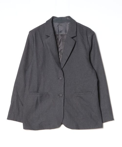 JUNOAH（ジュノア） テーラードジャケット LARGE チャコール