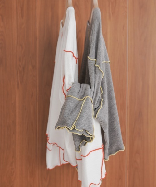 「Bab」 長袖カットソー FREE オフホワイト レディース_画像3