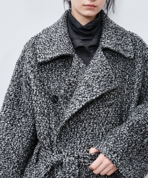 tageechita コート チェスターコート 「tageechita」ミックスカラー