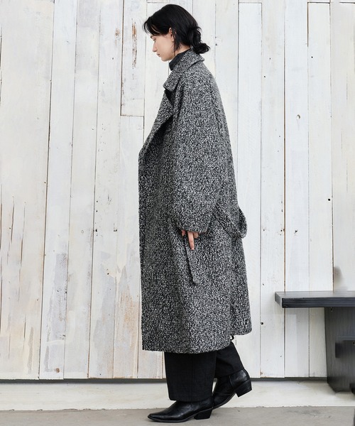 tageechita コート チェスターコート 「tageechita」ミックスカラー