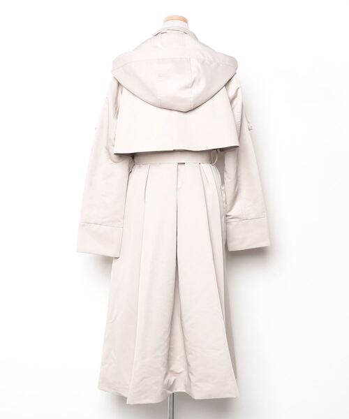 「RUIRUE BOUTIQUE」 トレンチコート L サンドベージュ レディース_画像2