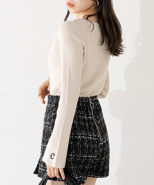 「Chico」 長袖カットソー FREE ブルー レディース_画像3